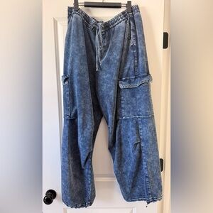 Vanilla Star Denim Blue Cargo Pants